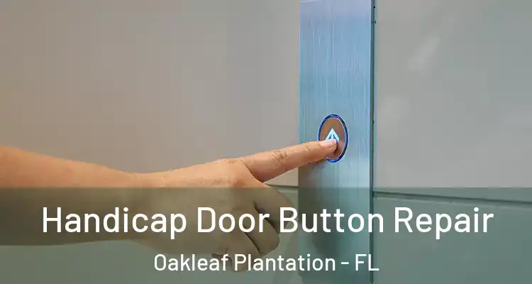  Handicap Door Button Repair Oakleaf Plantation - FL